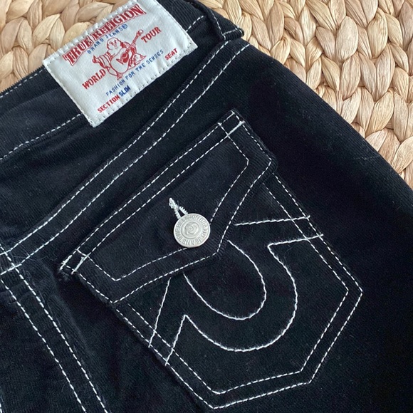 NWT True Religion Slim Corduroy Jean - Picture 8 of 9